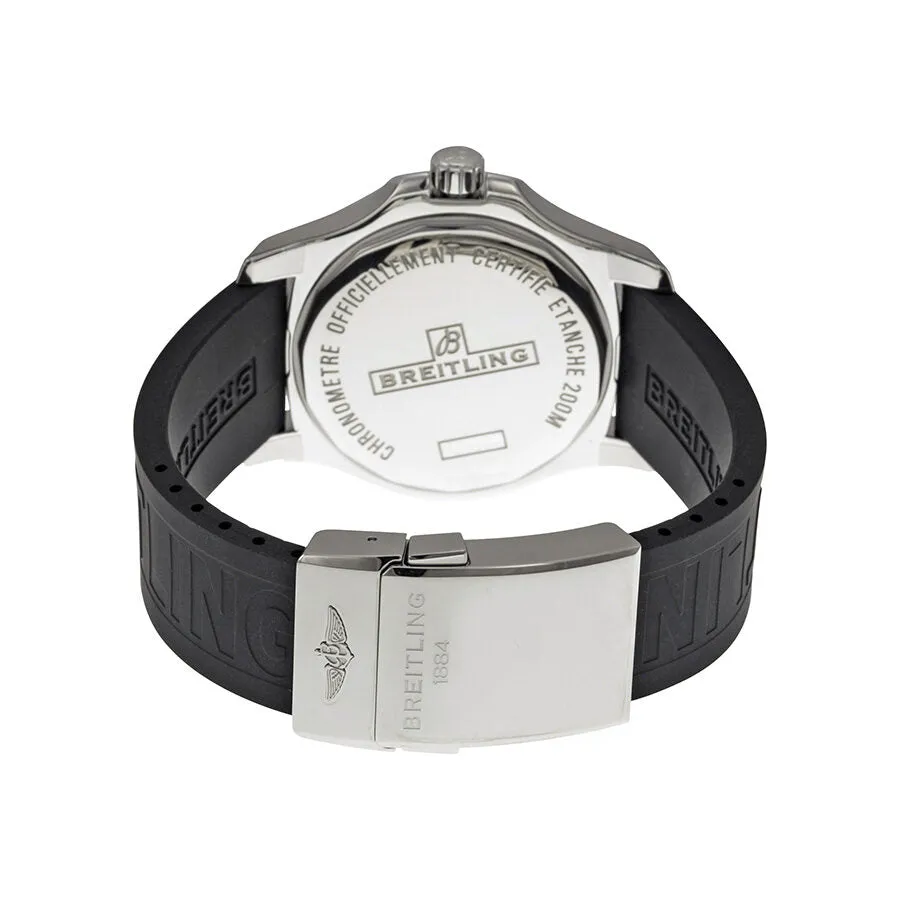 Breitling Colt Black Dial Rubber Strap Men's Watch A7438811-BD45BKPD3 A7438811-BD45-153S-A20D.2