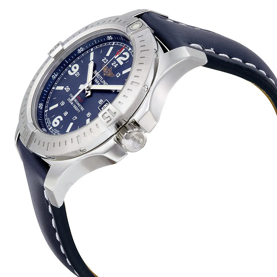 Breitling Colt Blue Dial Blue Leather Men's Watch A7438811-C907BLLT A7438811-C907-105X-A20BA.1