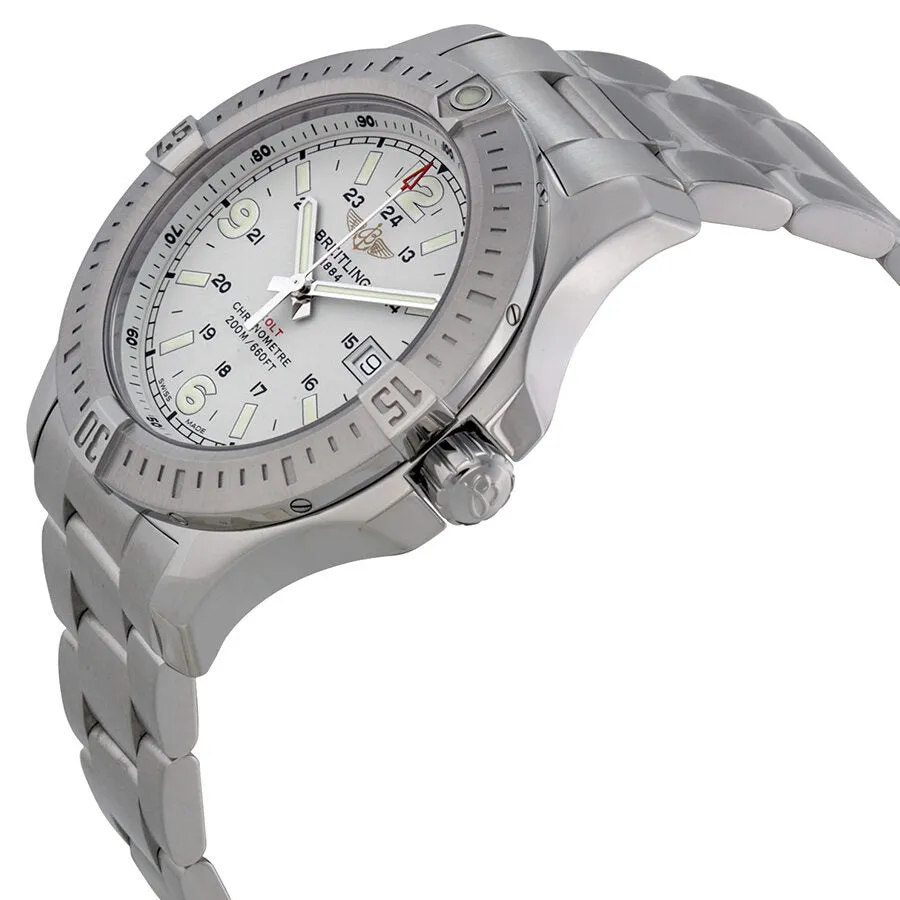 Breitling Colt Silver Dial Stainless Steel Men's Watch A7438811-G792SS A7438811-G792-173A