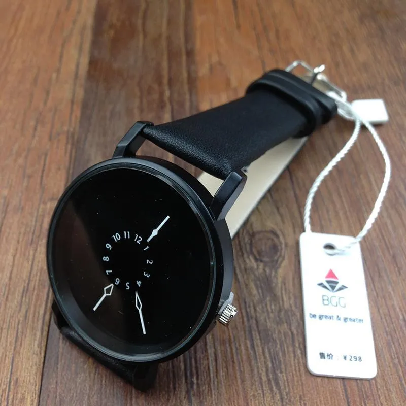 Minimalist Genuine Leather Unique Designer Luxury Women Watch
