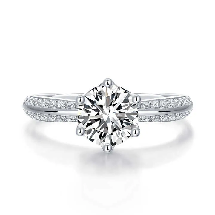 Women Moissanite -خواتم خطوبة